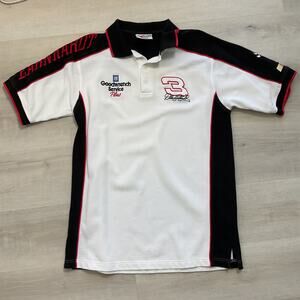 Chase Authentics NASCAR Dale Earnhardt Polo Quarter Button up Large